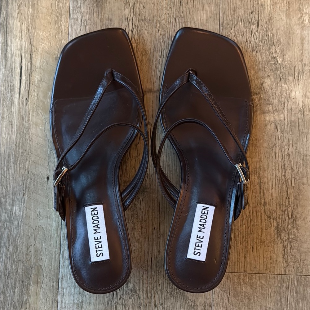 Steve Madden Dark Brown Women's Sandals